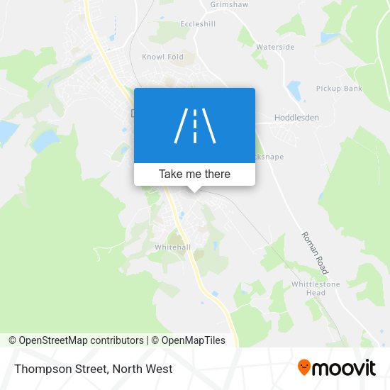 Thompson Street map