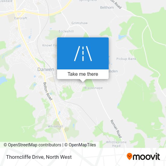 Thorncliffe Drive map