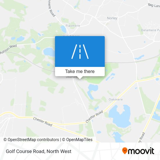 Golf Course Road map