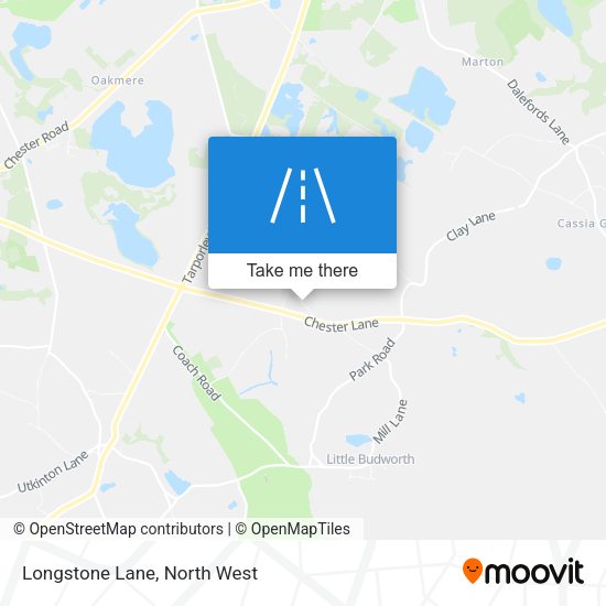 Longstone Lane map