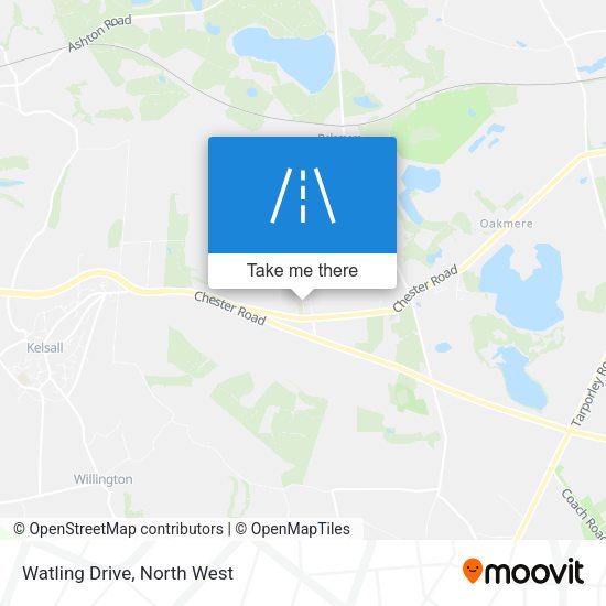 Watling Drive map