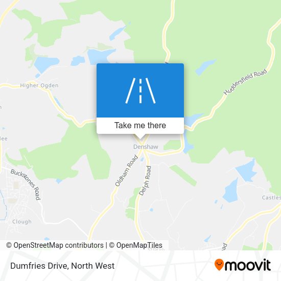 Dumfries Drive map