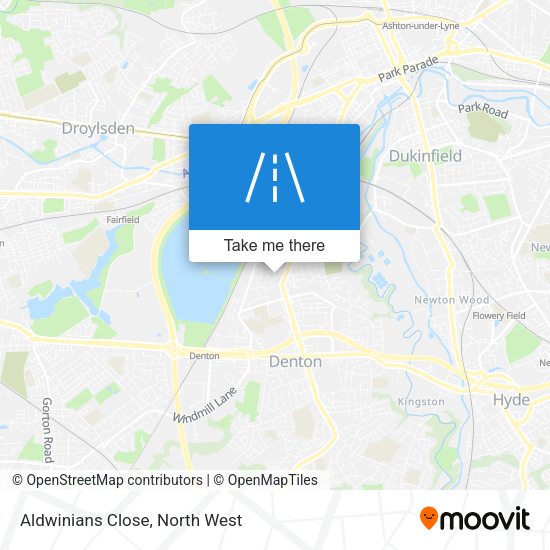 Aldwinians Close map