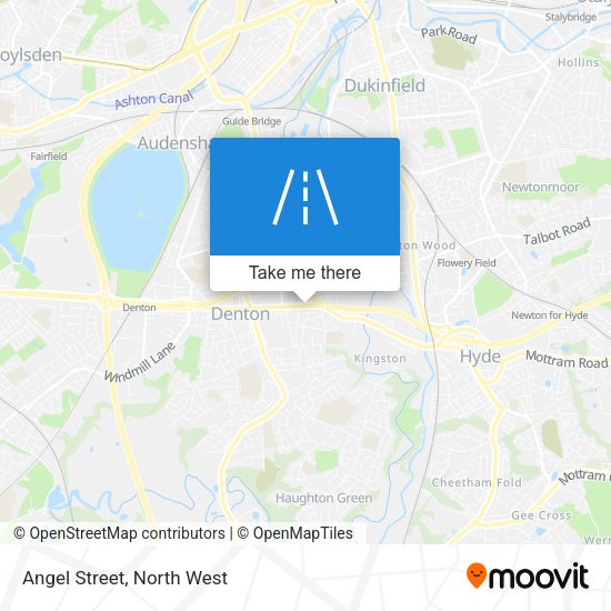 Angel Street map