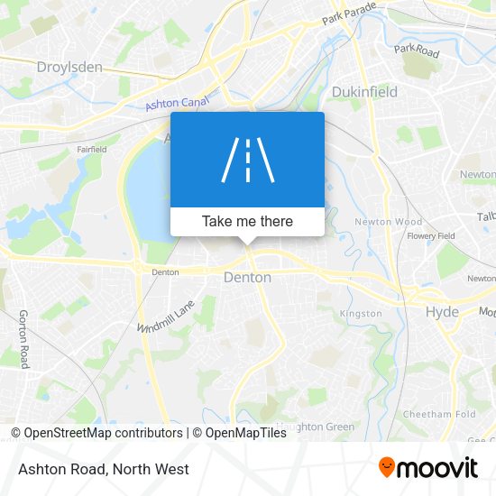 Ashton Road map