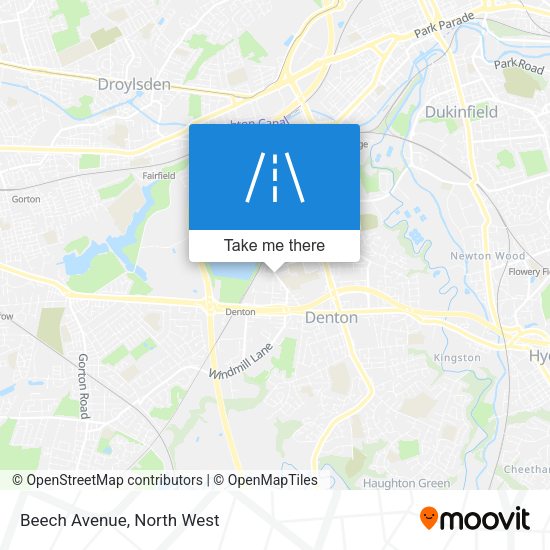 Beech Avenue map