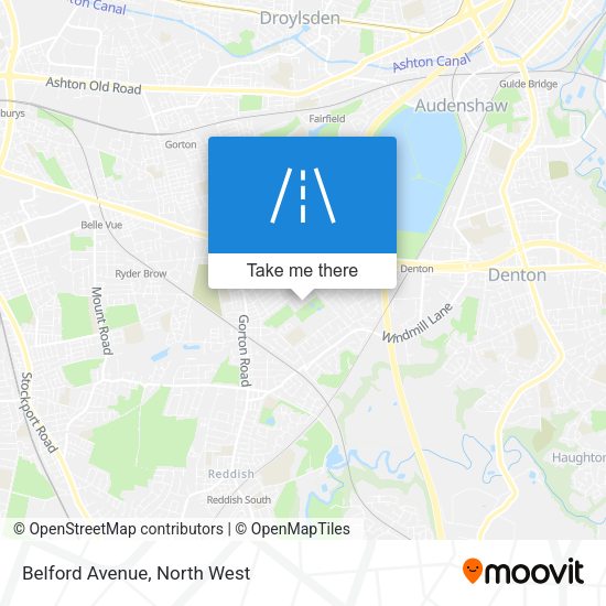 Belford Avenue map