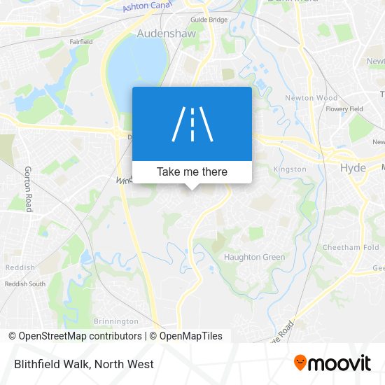 Blithfield Walk map