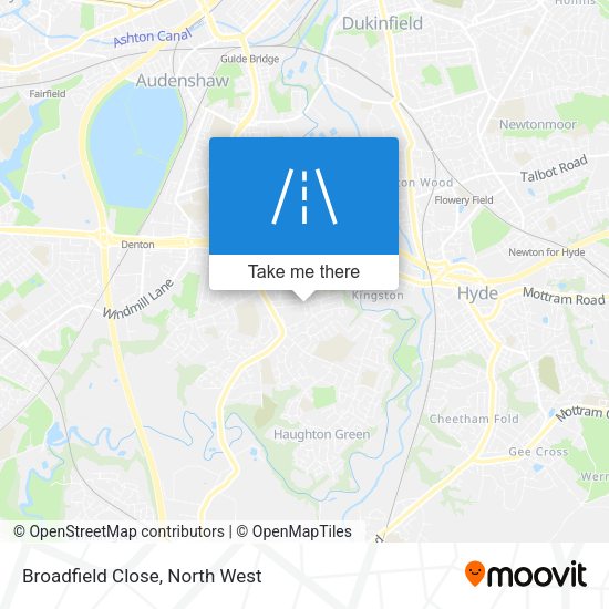 Broadfield Close map