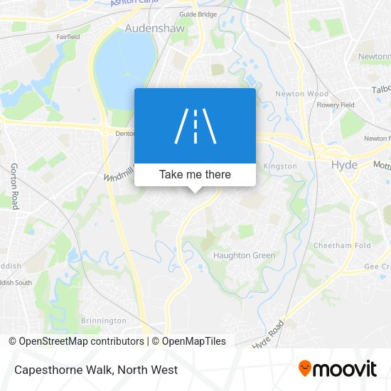 Capesthorne Walk map