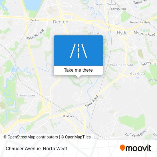 Chaucer Avenue map