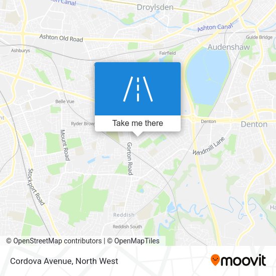 Cordova Avenue map