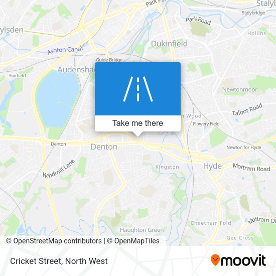 Cricket Street map