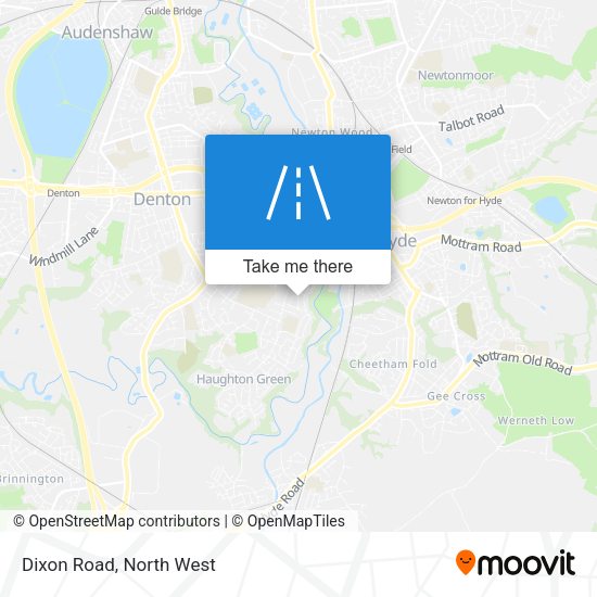 Dixon Road map