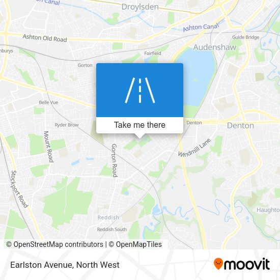 Earlston Avenue map
