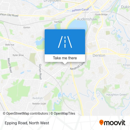 Epping Road map