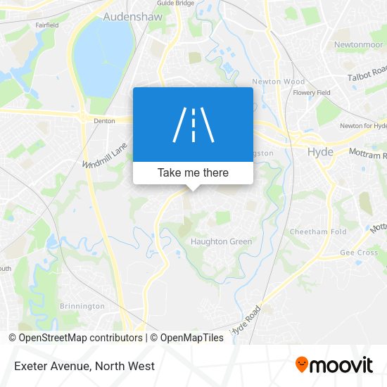 Exeter Avenue map
