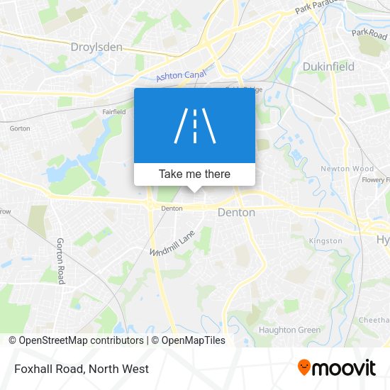 Foxhall Road map