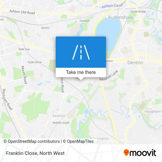 Franklin Close map