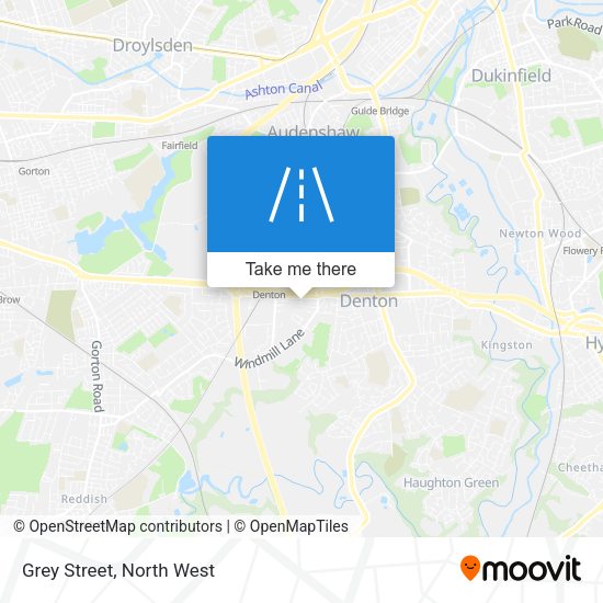 Grey Street map