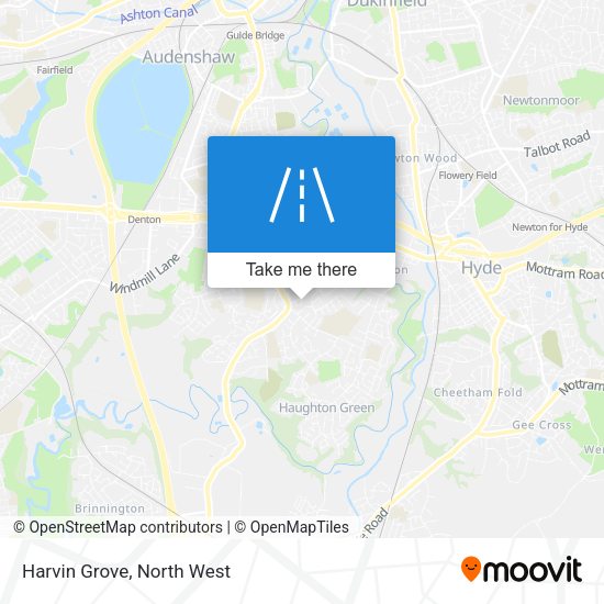 Harvin Grove map