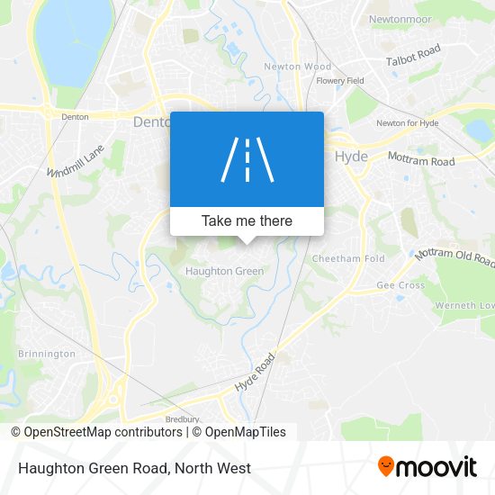 Haughton Green Road map