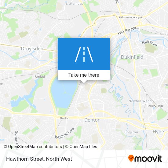 Hawthorn Street map
