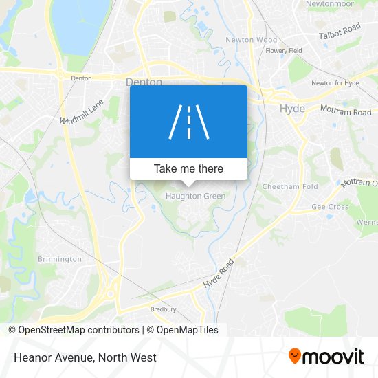 Heanor Avenue map