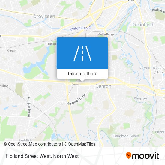 Holland Street West map