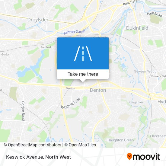 Keswick Avenue map