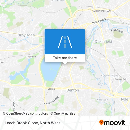 Leech Brook Close map