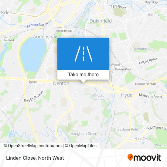 Linden Close map