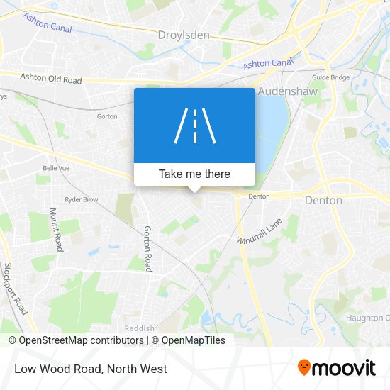 Low Wood Road map