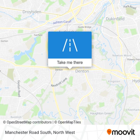 Manchester Road South map