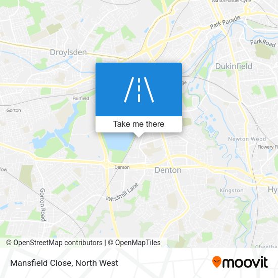 Mansfield Close map