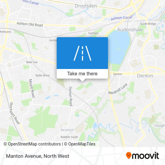 Manton Avenue map