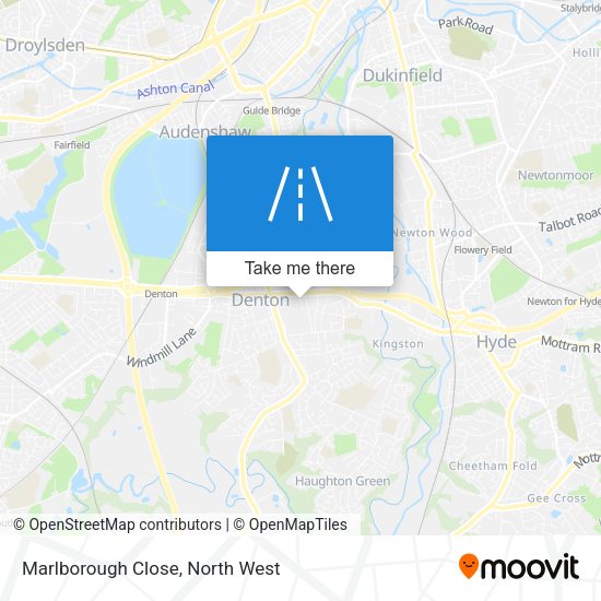 Marlborough Close map
