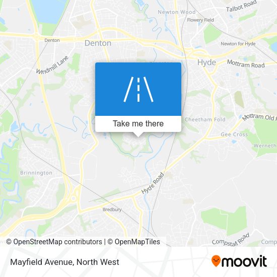 Mayfield Avenue map
