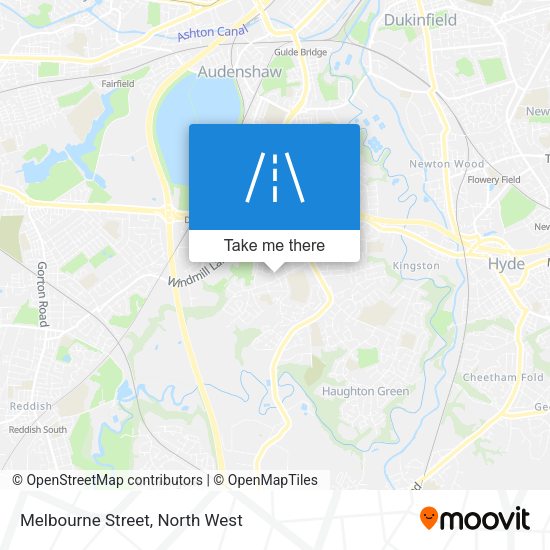 Melbourne Street map