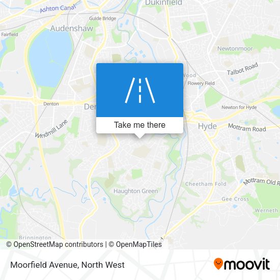 Moorfield Avenue map