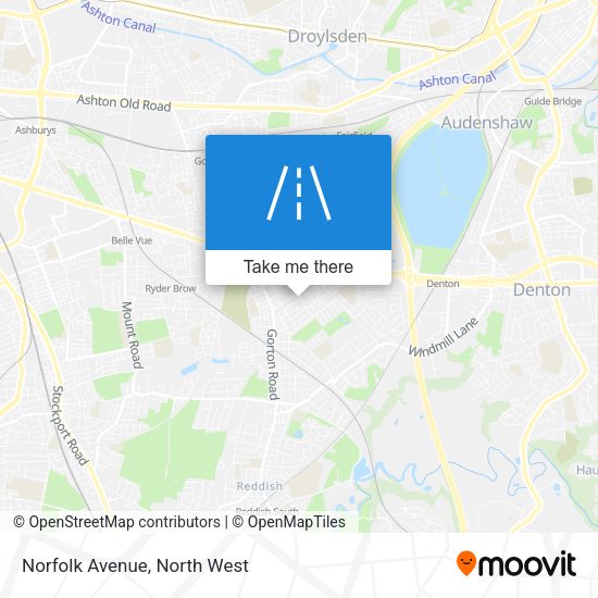 Norfolk Avenue map