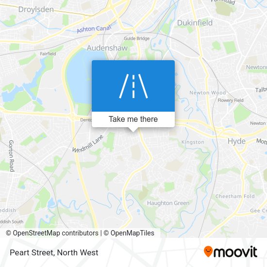 Peart Street map
