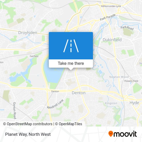Planet Way map