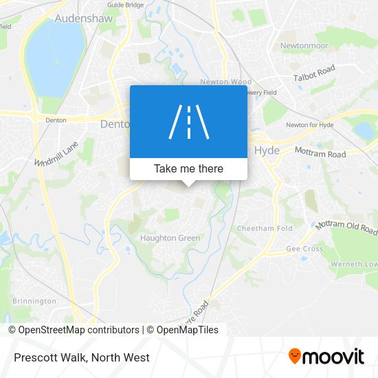Prescott Walk map