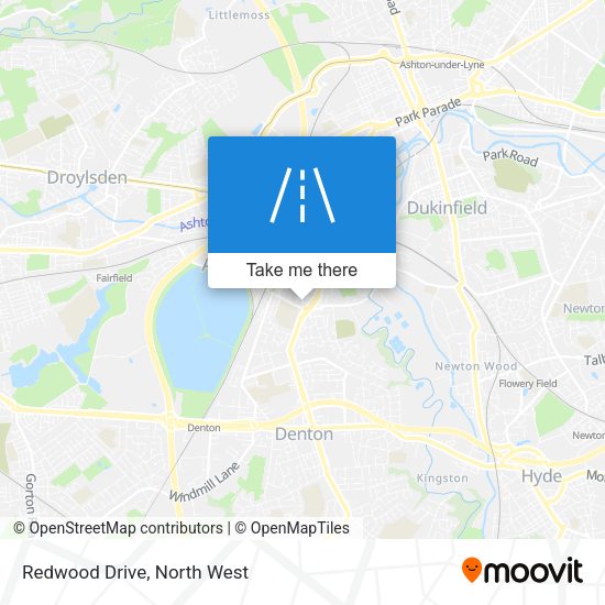 Redwood Drive map