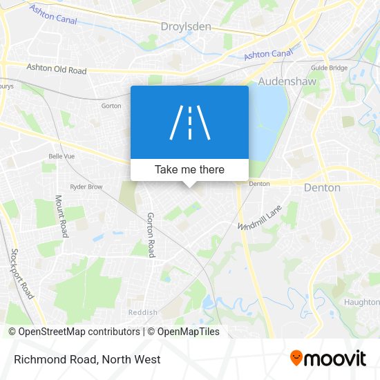 Richmond Road map