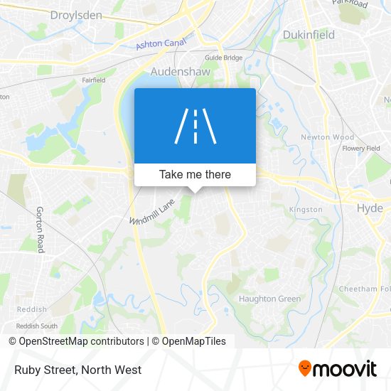 Ruby Street map