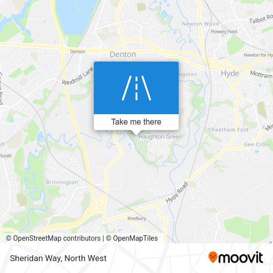 Sheridan Way map