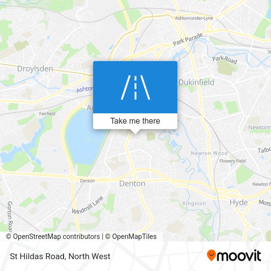 St Hildas Road map