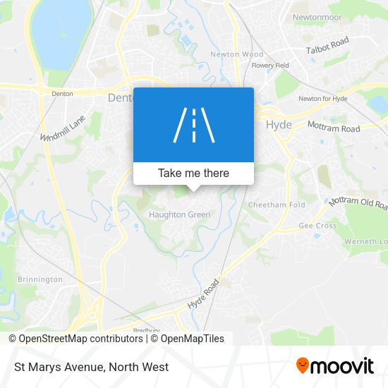 St Marys Avenue map